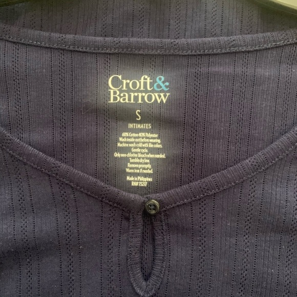 New Women’s Croft & Barrow Classic Sleep Set PJs - Picture 5 of 15